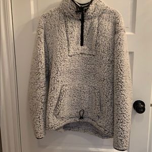 PINK Sherpa pullover